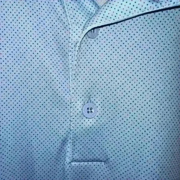 Adidas Golf Polo Shirt 2XL Blue & White for Men - Picture 6 of 11